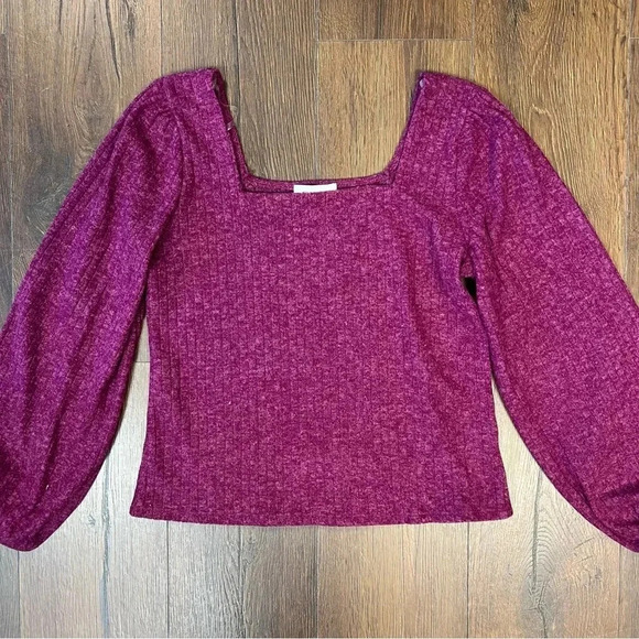 Gilli ribbed Kristi Blouse SZ LG - Picture 1 of 5